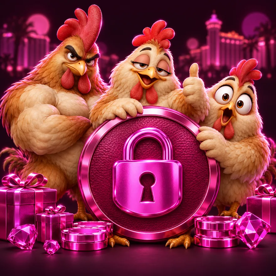 Padlock emblem — Lucky Hills