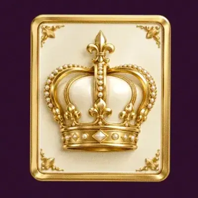 Crown emblem card — Lucky Hills
