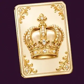 Royal crown card — Lucky Hills
