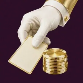 Hand dealing card — Lucky Hills