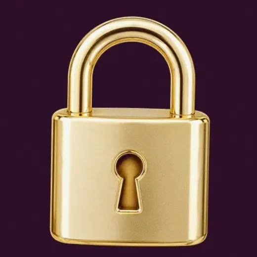 Metal padlock — Lucky Hills